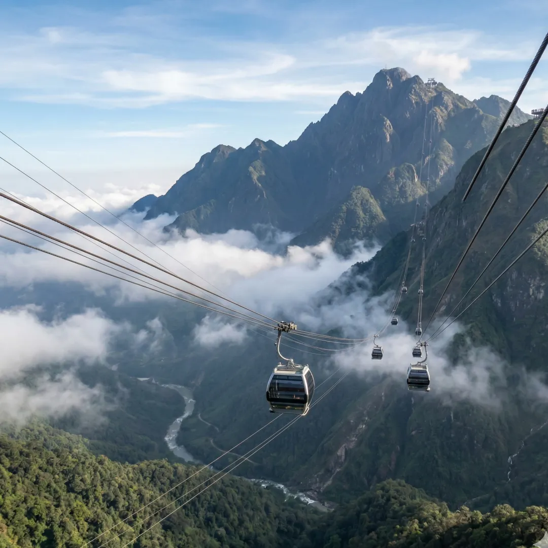 Sapa – Muong Hoa Funicular – Fansipan Peak – Glass Bridge