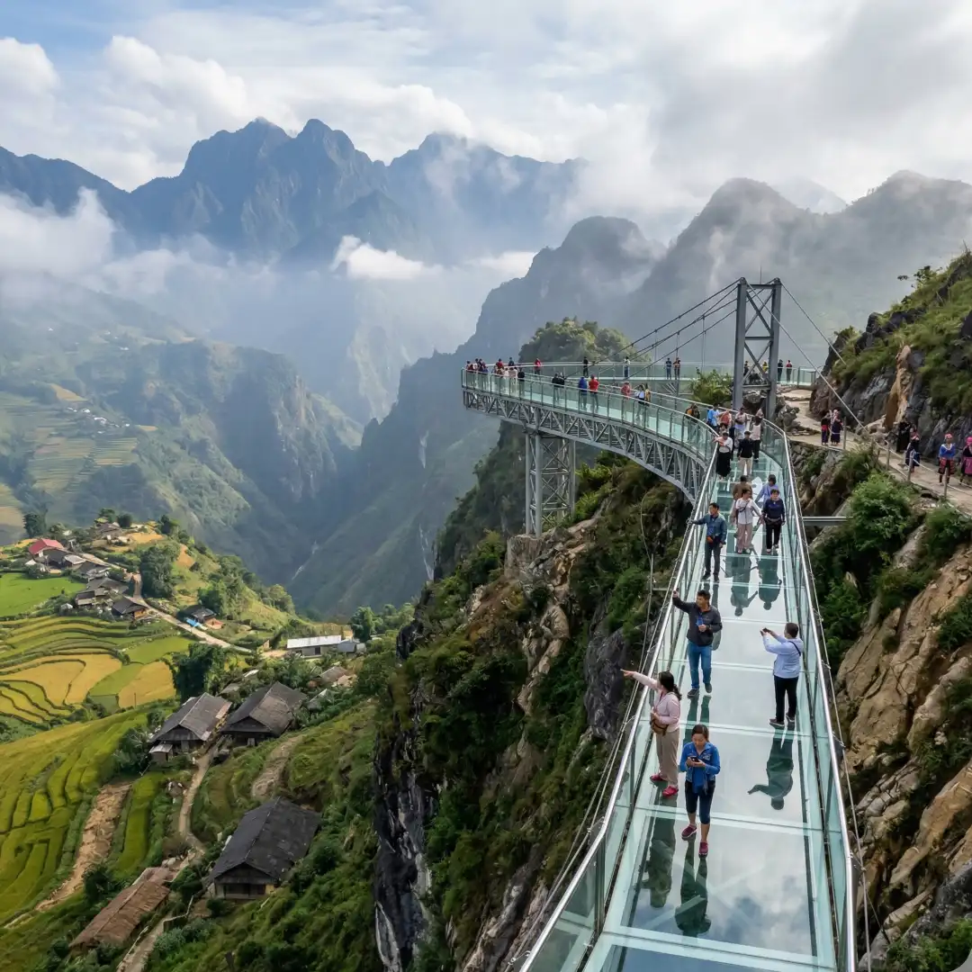 Sapa – Muong Hoa Funicular – Fansipan Peak – Glass Bridge - Image 2