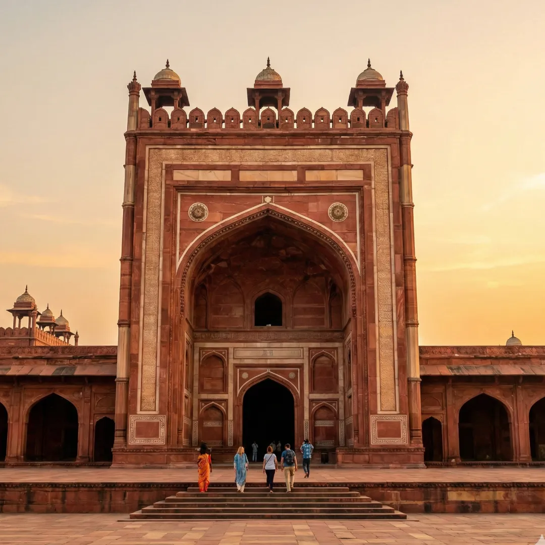 Jaipur via Fatehpur Sikri